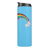 Sonne und Regenbogen 2 Thermosbecher (Nach rechts gedreht)