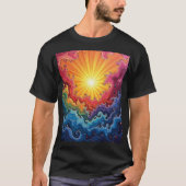 Sonne und Regenbogen T-Shirt (Vorderseite)