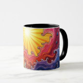 Sonne und Regenbogen Tasse (VorderseiteRechts)