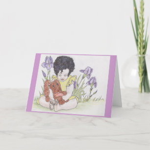 Sonne und Reis Feiertagskarte