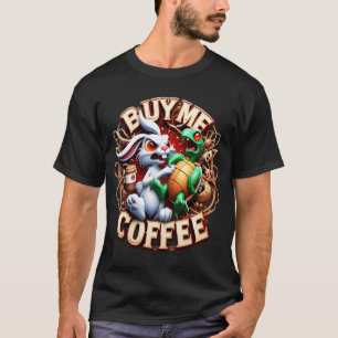 Sonne und Schildkröte mit Kaffee-Cup kaufen Sie mi T-Shirt