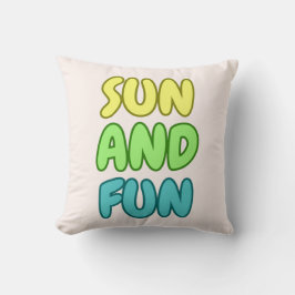 Sonne Und Spaß Kissen