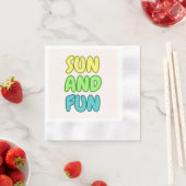 Sonne Und Spaß Papiertücher Serviette (Beispiel)