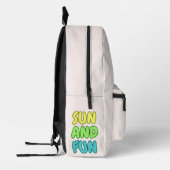 Sonne Und Spaß Rucksack (Links)