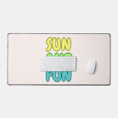 Sonne Und Spaß Schreibtischunterlage (Tastatur & Maus)