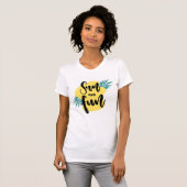 Sonne und Spaß T-Shirt (Vorne ganz)