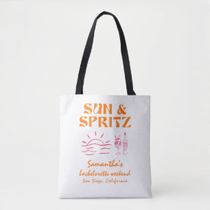 Sonne und Spritz Junggesellinnen-Wochenende Tasche