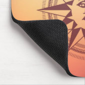 Sonne und Stern Mousepad (Ecke)