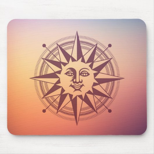 Sonne und Stern Mousepad (Vorne)