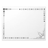 Sonne und Stimmung Notizblock (Vorderseite)