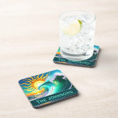 Sonne und Surf Getränkeuntersetzer (Rechte Seite)
