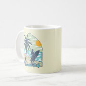 Sonne und Surf Kaffeetasse (Vorderseite Links)