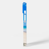 Sonne und tropischer Strand Case-Mate iPhone Hülle (Rückseite / Links)