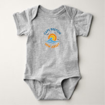Sonne und Wellen Baby-T-Shirt