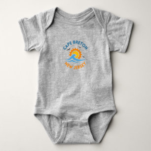 Sonne und Wellen Baby-T-Shirt Baby Strampler