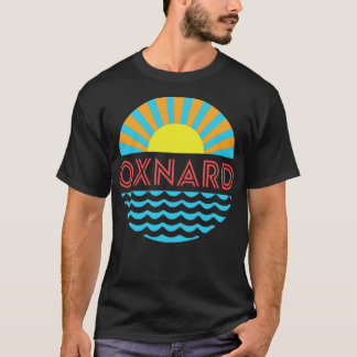 Sonne und Wellen des Oxnard Beach T-Shirt