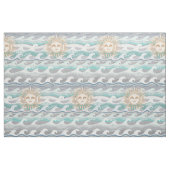 Sonne und Wellen Stoff (Fat Quarter (45,7 x 55,9 cm))