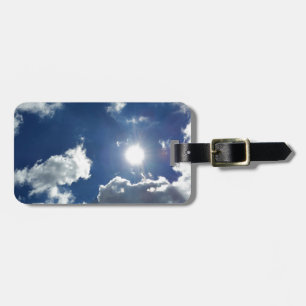 Sonne und Wolken Gepäckanhänger