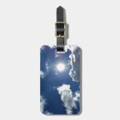 Sonne und Wolken Gepäckanhänger (Vorderseite vertikal)