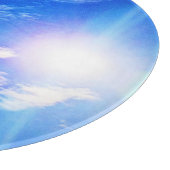 Sonne und Wolken in Ottawa Himmel. Jetzt kaufen Schneidebrett (Ecke)