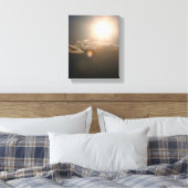 Sonne und Wolken mit blauem Himmel Leinwanddruck (Insitu (Schlafzimmer))