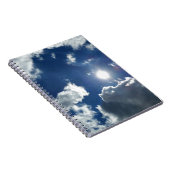 Sonne und Wolken Notizblock (Rechte Seite)
