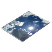 Sonne und Wolken Notizblock (Linke Seite)
