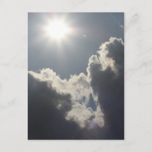 Sonne und Wolken Postkarte