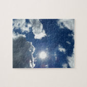 Sonne und Wolken Puzzle (Horizontal)