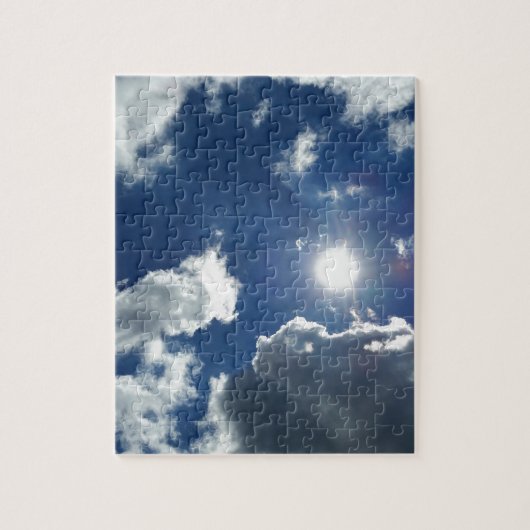 Sonne und Wolken Puzzle (Vertikal)