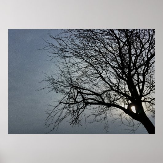 Sonne versteckt sich poster (Vorne)