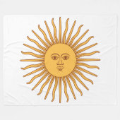 Sonne vom Mai Fleecedecke (Vorderseite (Horizontal))
