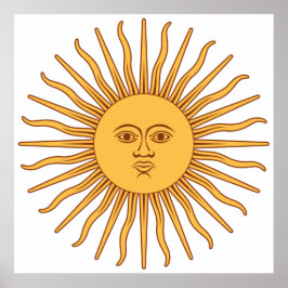 Sonne vom Mai Poster