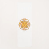 Sonne vom Mai Yogamatte (Vorderseite)