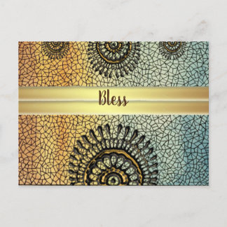 Sonne von Henna (Goldisch) Postkarte