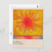 Sonne von Karl Dackel Postkarte (Vorne/Hinten)
