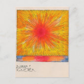 Sonne von Karl Dackel Postkarte (Vorderseite)