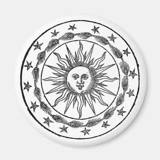 Sonne Wappen. Magnet (Vorne)