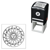 Sonne Wappen. Permastempel (Beispiel)