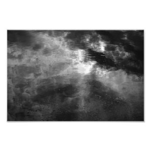 Sonne, Wolken, Wasser und Duckwede Fotodruck