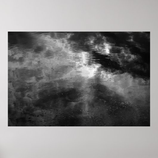 Sonne, Wolken, Wasser und Duckweed. Poster (Vorne)