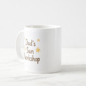 Sonne-Workshop-Geschenk mit weicher Ästhetik Kaffeetasse (Vorderseite Links)