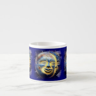 Sonnegesichts-Mondgesicht Espresso-Tasse Espressotasse