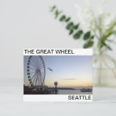 SONNEN AM GROSSEN RADSEATTLE POSTKARTE (Stehend Vorderseite)