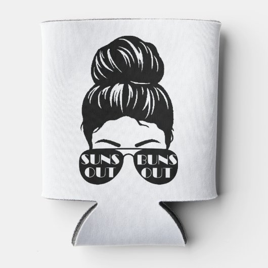 Sonnen aus Buns out Can Coozie Dosenkühler (Vorderseite)