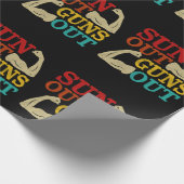 Sonnen aus Waffen Geschenkpapier (Ecke)