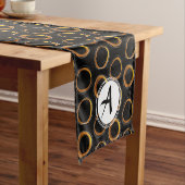 Sonnen Finsternis mid_-_Century Modern Black & Kurzer Tischläufer (Beispiel)