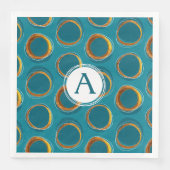 Sonnen Finsternis mid_-_Century Modern, Blue - and Serviette (Vorderseite)