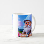 Sonnen-Garten-Gnom Kaffeetasse (VorderseiteRechts)