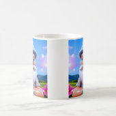 Sonnen-Garten-Gnom Kaffeetasse (Mittel)